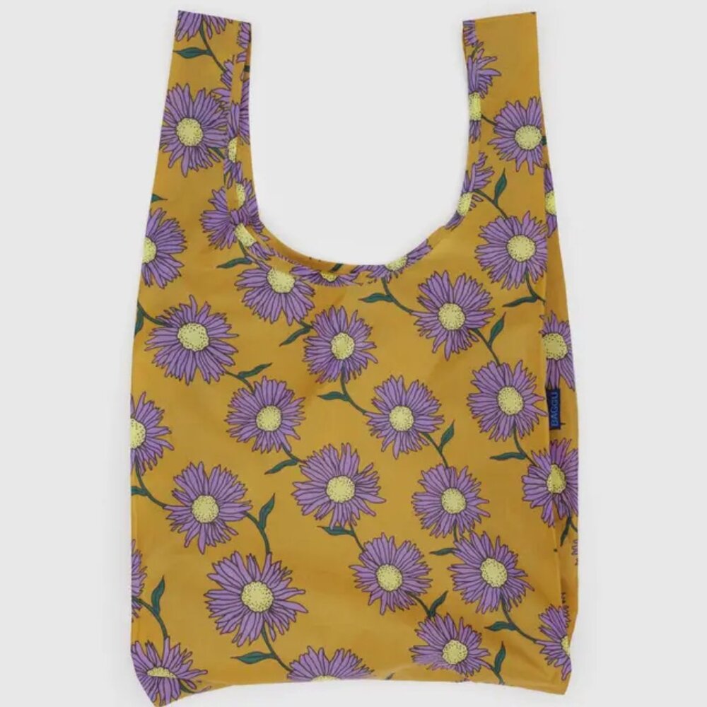 NWT 🌼Standard BAGGU Daisy Chain Reusable Foldable Nylon Tote Bag